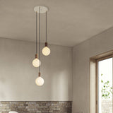 Triple Pendant with Sphere IV