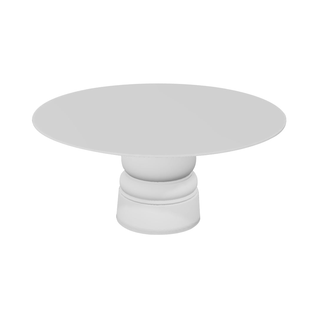 Container HPL Round Table: Extra Large + New Antiques + White + White