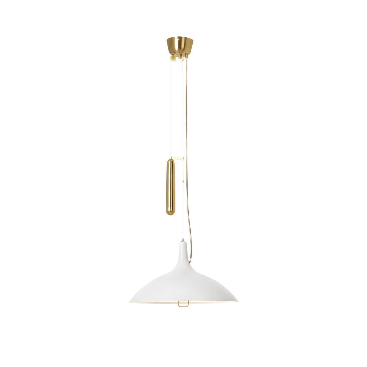 A1965 Pendant Lamp: Classic White Semi Matt
