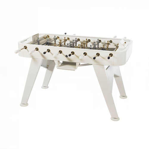 RS2 Gold Football Table: Traffic White