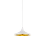 Beat Wide Pendant: White