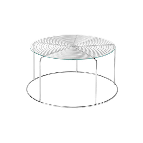 Wire Coffee Table: VP17 + With Glass Top