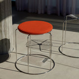 Wire Stool VP11: Upholstered + LS