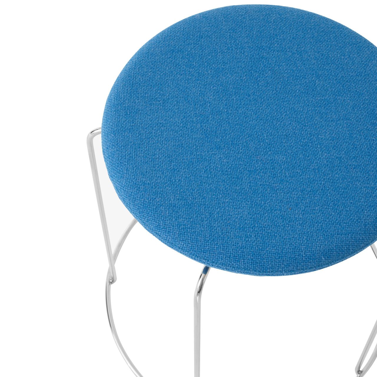 Wire Stool VP11: Upholstered + DI