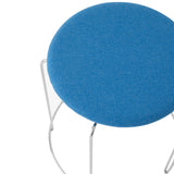 Wire Stool VP11: Upholstered + DI