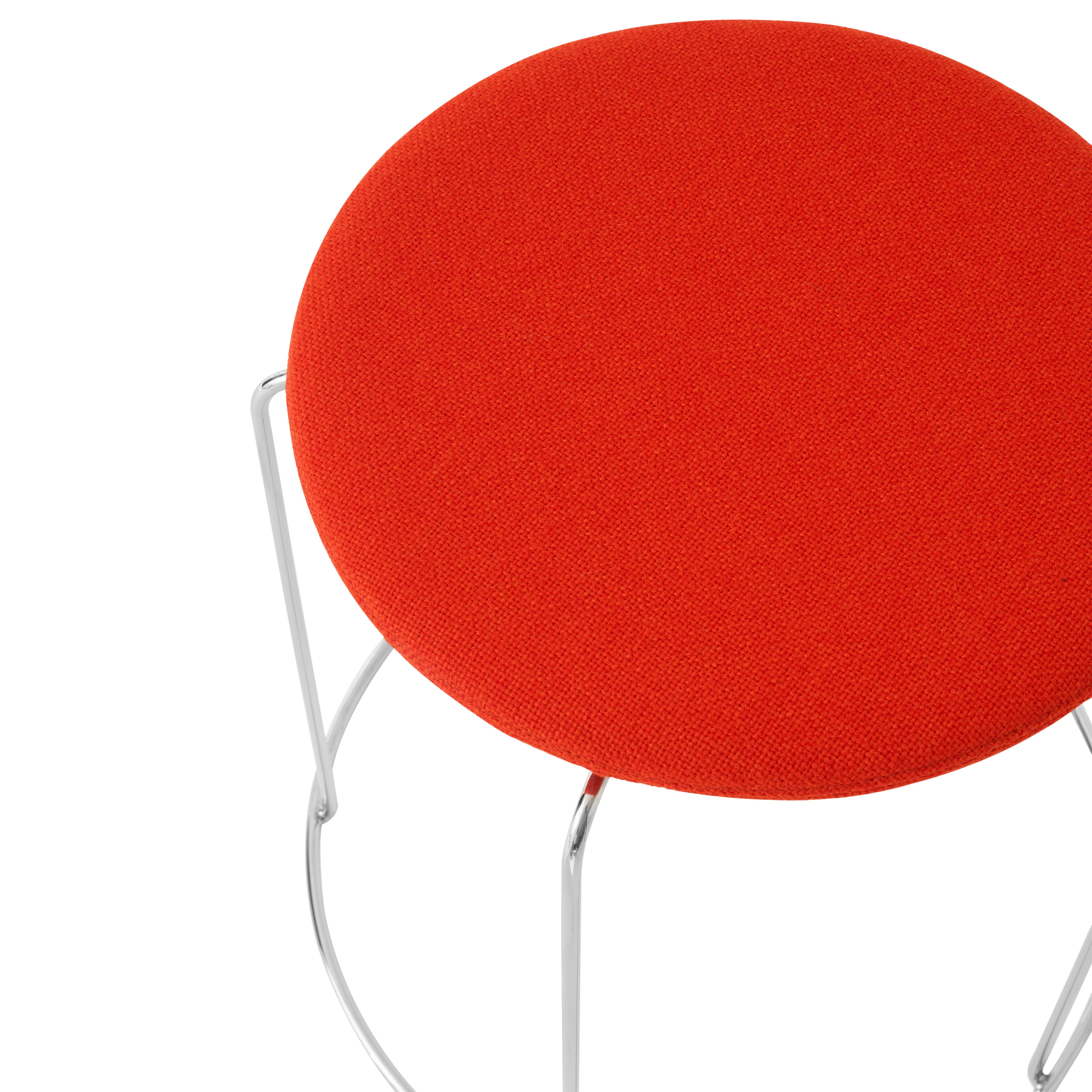 Wire Stool VP11: Upholstered + DI