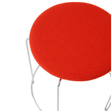 Wire Stool VP11: Upholstered + DI