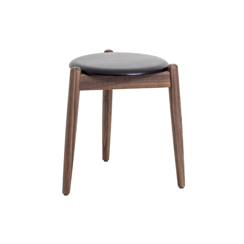 Wohlert Louisiana Stool: Natural Walnut