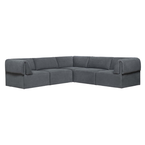 Wonder Corner Sofa: 2 x 3 Seater + Fixed Cover