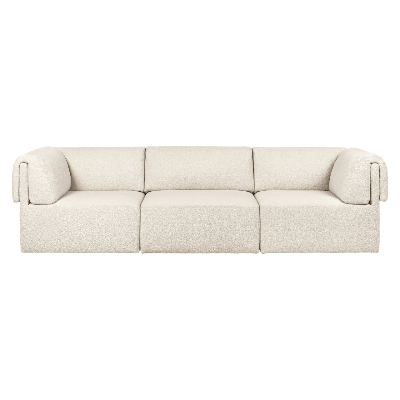 Wonder Sofa: 3 Seater with Armrest + Fixed Cover