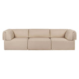 Wonder Sofa: 3 Seater with Armrest + Fixed Cover