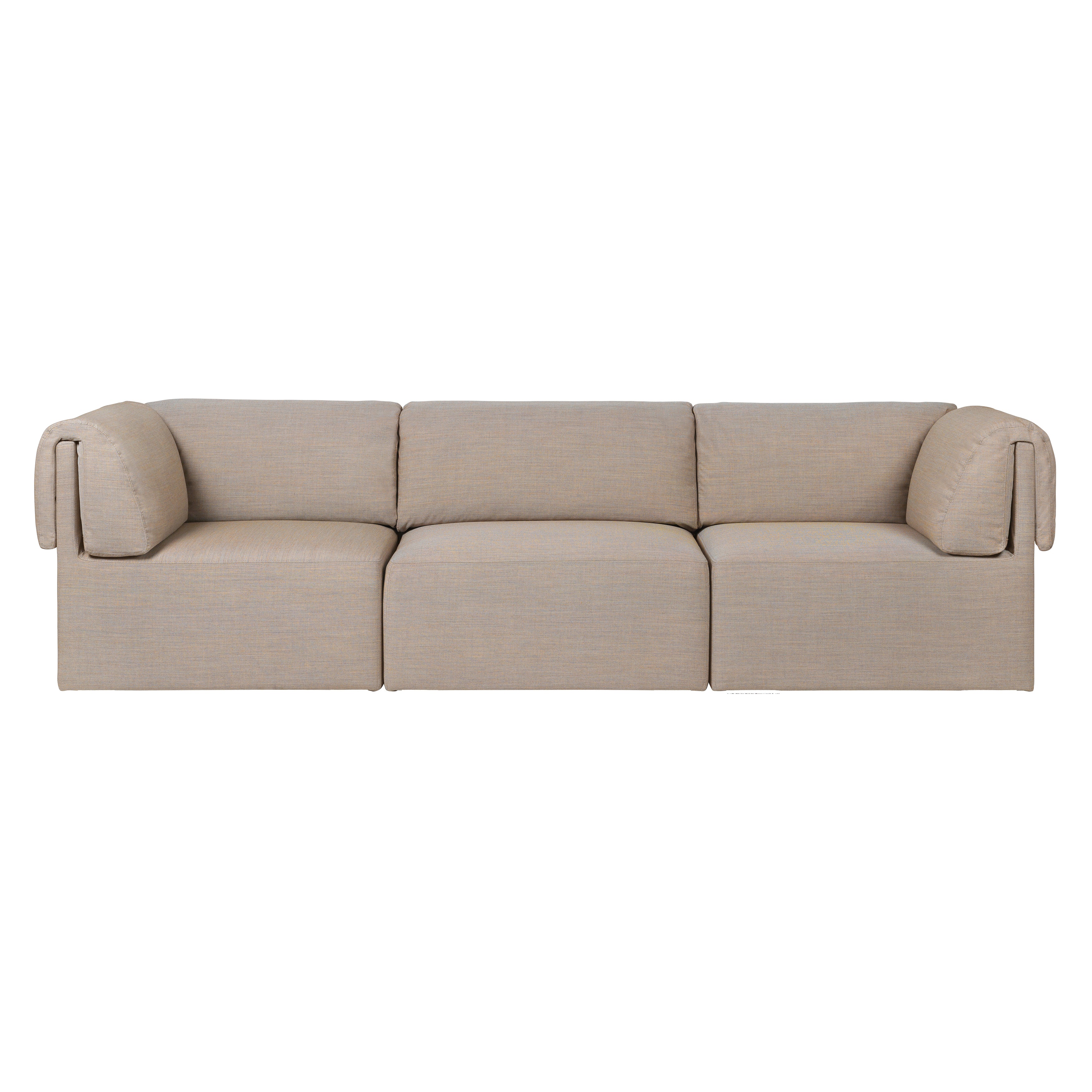 Wonder Sofa: 3 Seater with Armrest + Fixed Cover