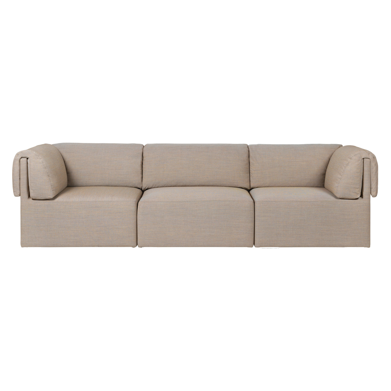 Wonder Sofa: 3 Seater with Armrest + Fixed Cover