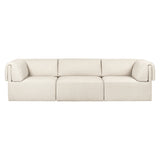 Wonder Sofa: 3 Seater with Armrest + Fixed Cover