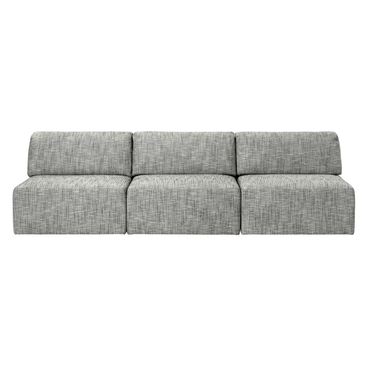 Wonder Sofa: 3 Seater without Armrest + Fixed Cover