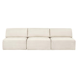 Wonder Sofa: 3 Seater without Armrest + Fixed Cover