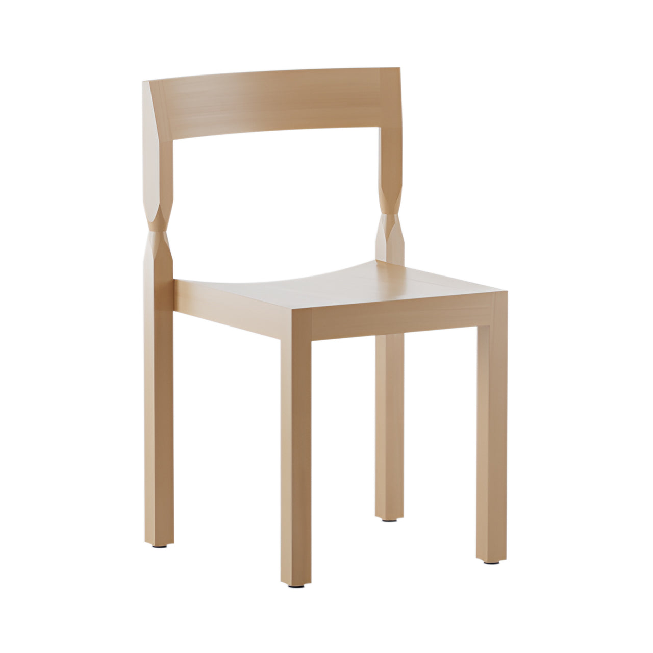 Woodwerk Stacking Chair : Natural Beech