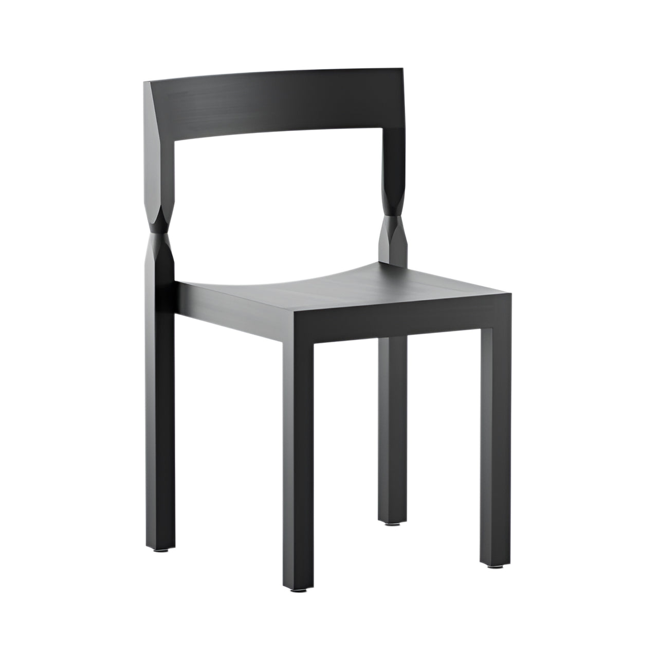 Woodwerk Stacking Chair : Black Stained Beech