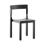 Woodwerk Stacking Chair : Black Stained Beech
