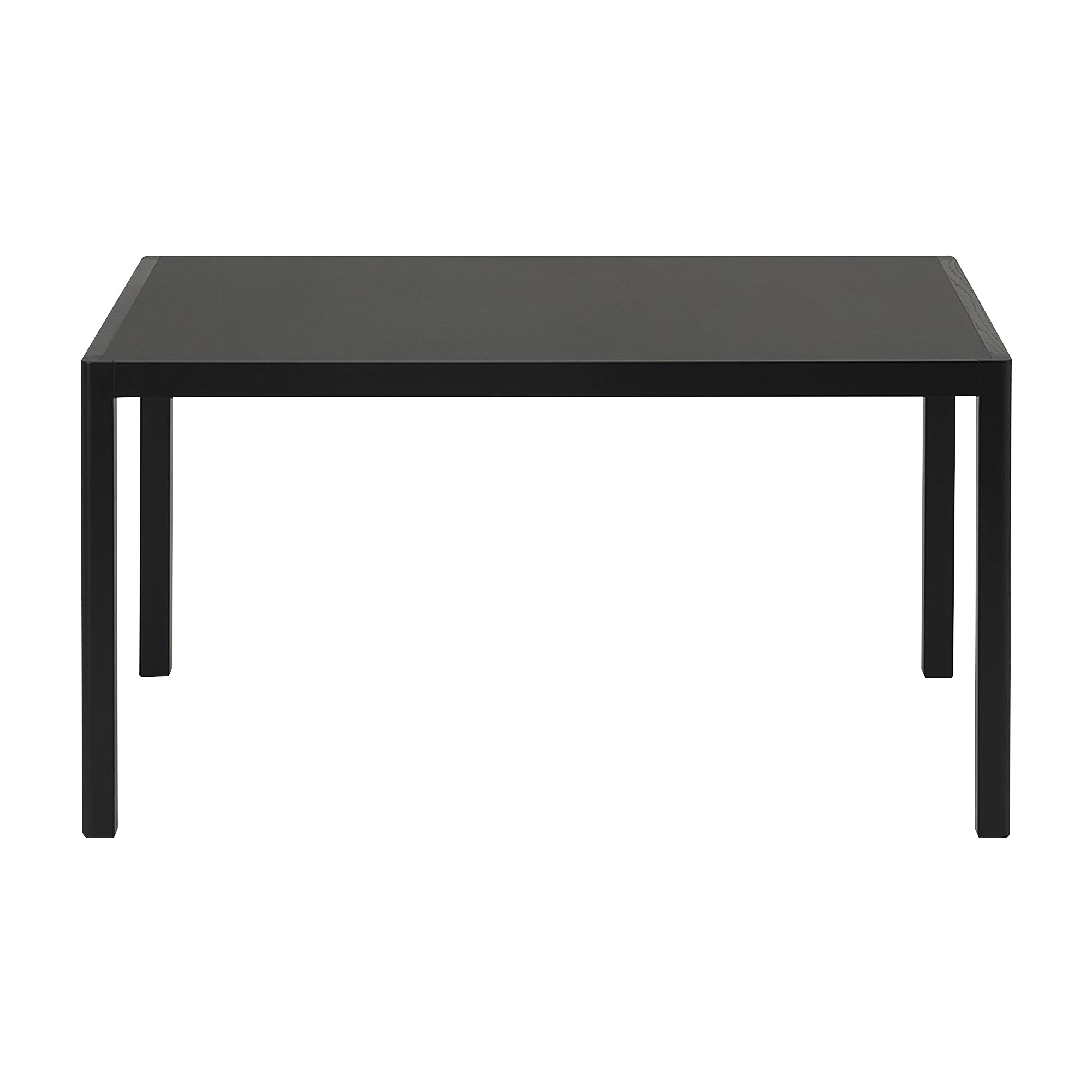 Workshop Table - Quick Ship: Black Linoleum + Black