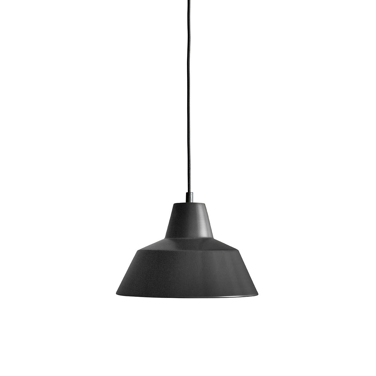 Workshop Pendant Lamp W2: Matte Black