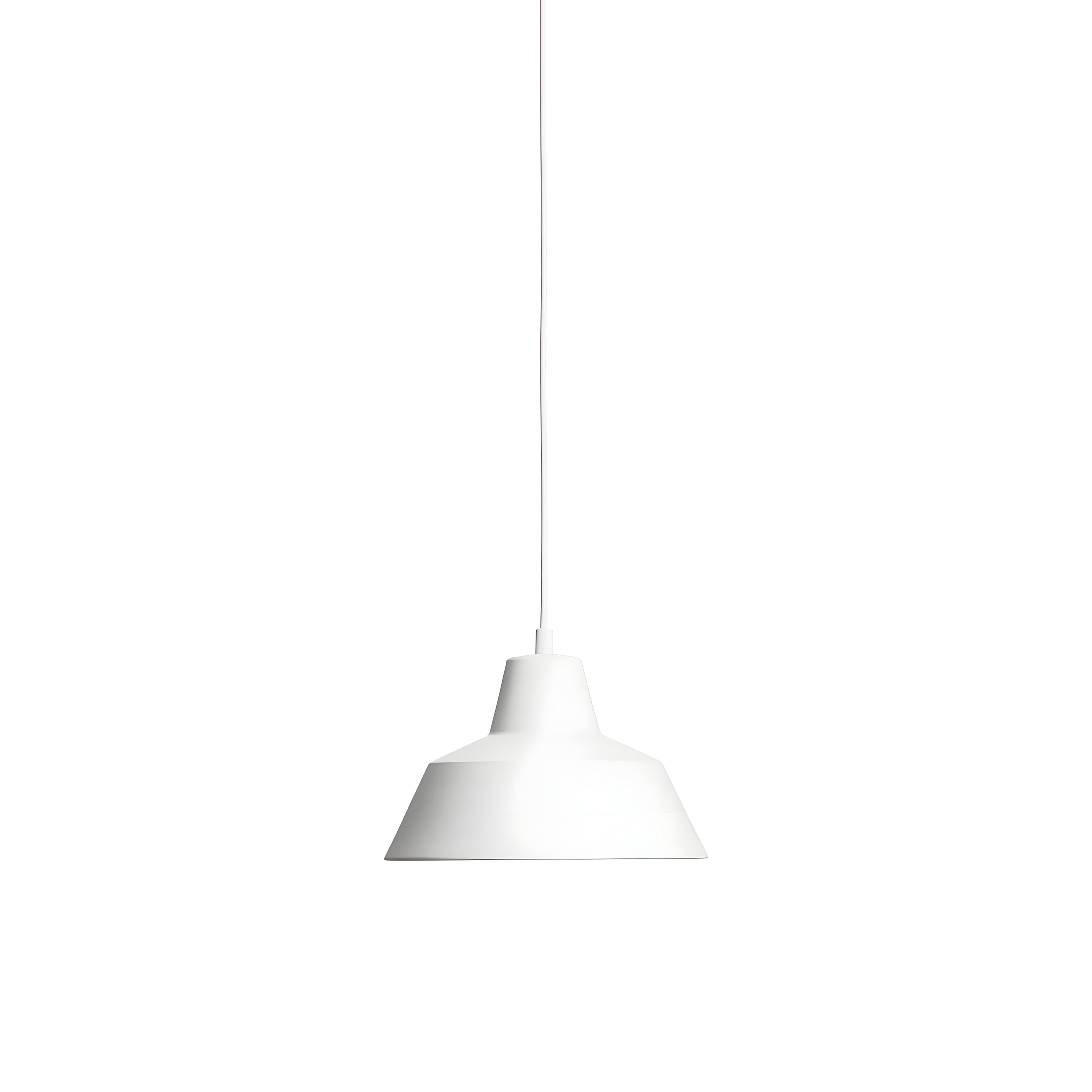 Workshop Pendant Lamp W3: Matte White