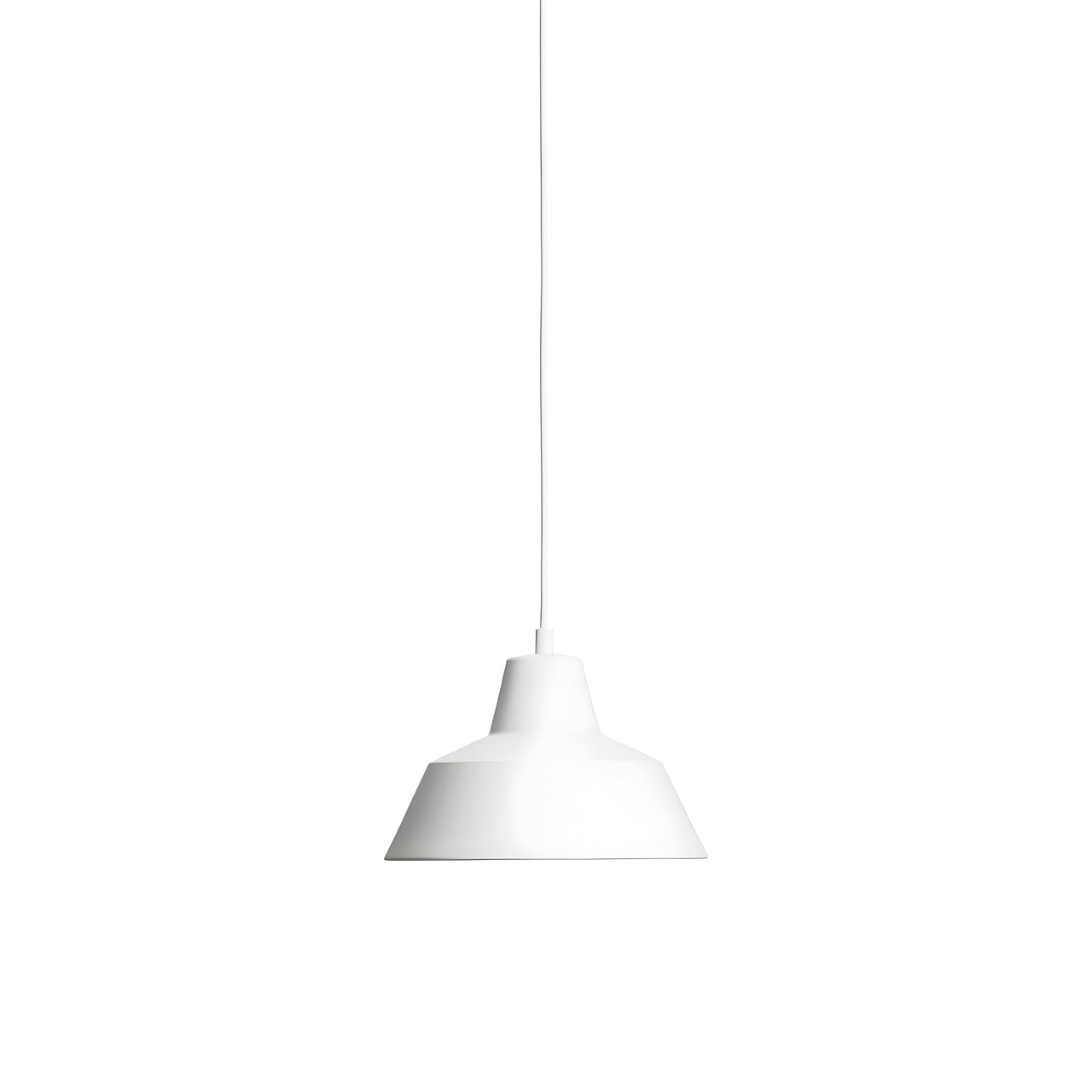 Workshop Pendant Lamp W3: Matte White
