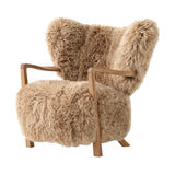 Wulff Lounge Chair: ATD2 + Oak + Sheepskin Honey