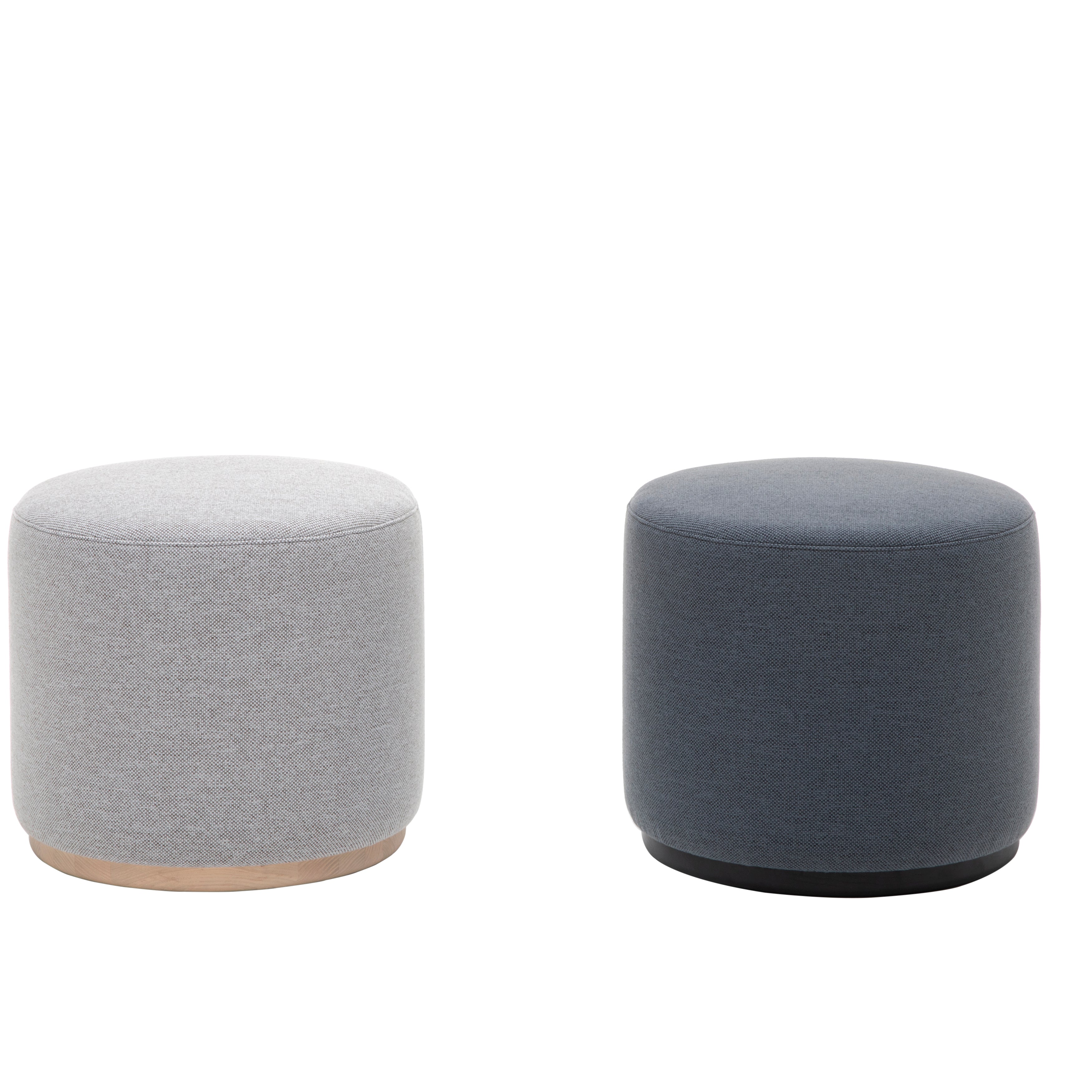 Elephant Pouf Lounge: Pale Natural + Black