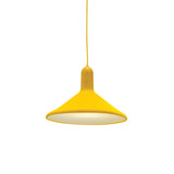 Torch Light Pendant: S3 Cone + Yellow + Yellow Cable