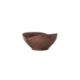 Kala Bowls: Small + Base Carved + Oiled Walnut