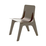 J-Chair Lounge: Beige Grey Matt Aluminum