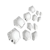 Kamyki Wall Hanger: 12 + Inox Polished