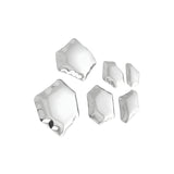Kamyki Wall Hanger: 6 + Inox Polished