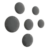 Pin Wall Hanger: Set + 6 + Umbra Grey Matt Steel