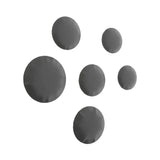 Pin Wall Hanger: Set + 6 + Umbra Grey Matt Steel