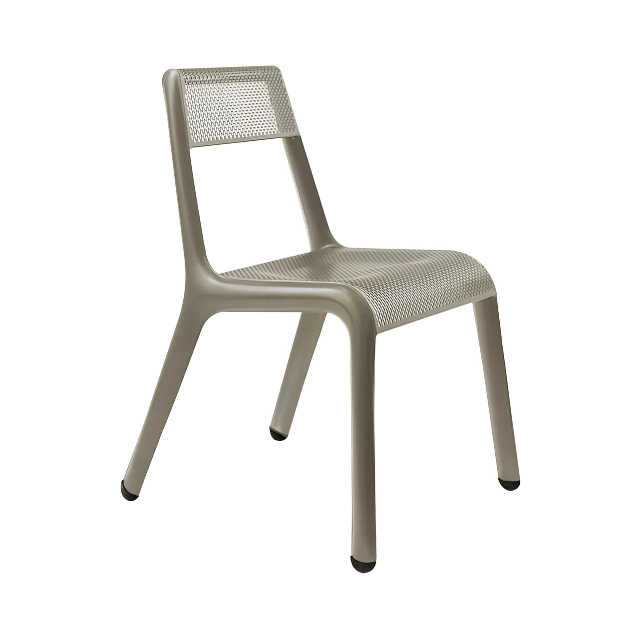 Ultraleggera Chair: Beige Grey Matt Aluminum