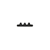 Kamm Wall Hanger: Black Glossy Steel
