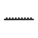 Kamm Wall Hanger: 9 + Black Glossy Steel