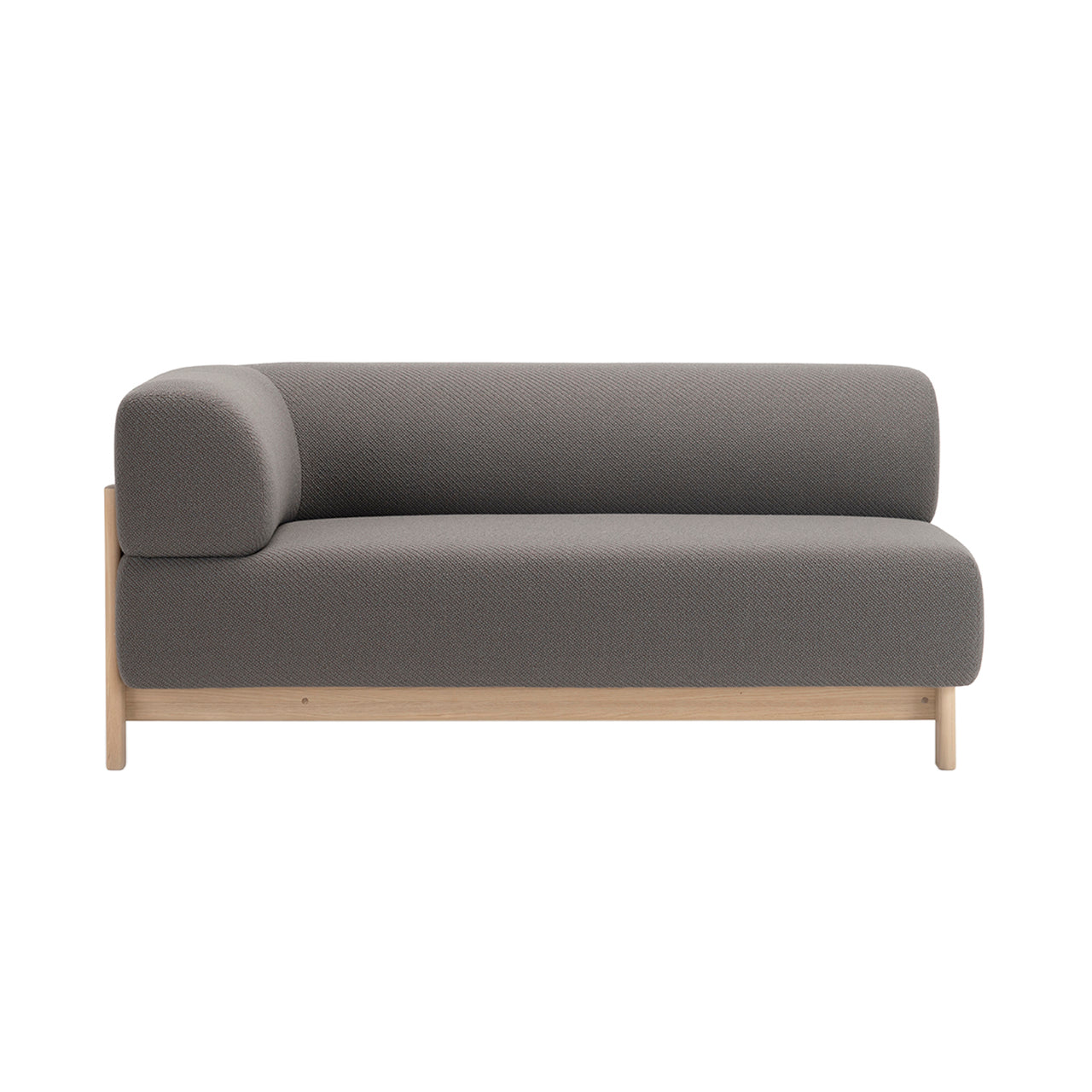 Elephant 2 Seater Sofa Corner: Right Arm + Pale Natural