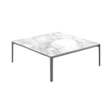 Able Low Table: Square + Carrara Marble