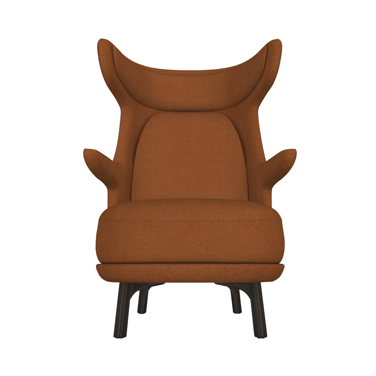 Dino Armchair: Dark Bronze Aluminum