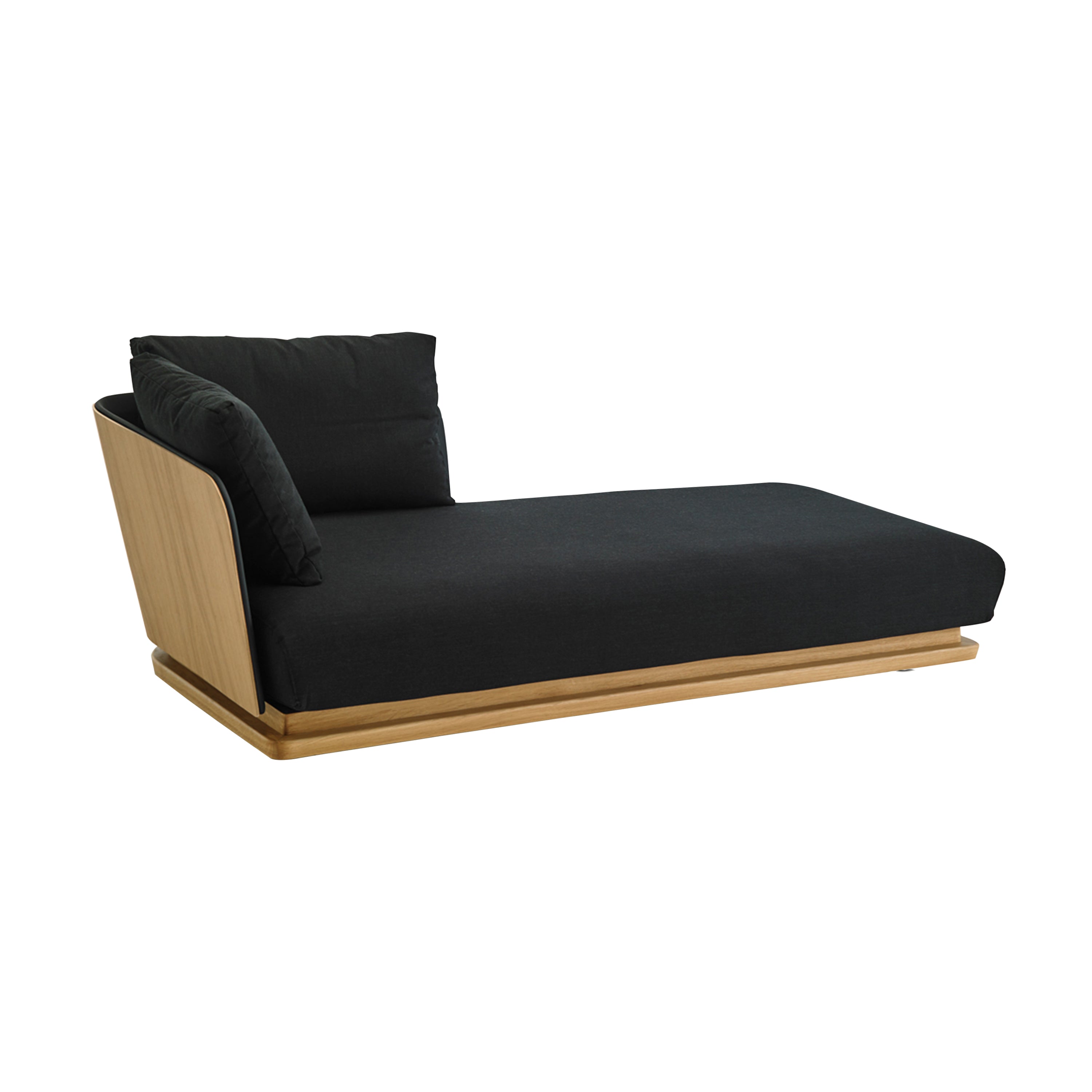 Amor Cortese Chaise Lounge: Whitened Oak