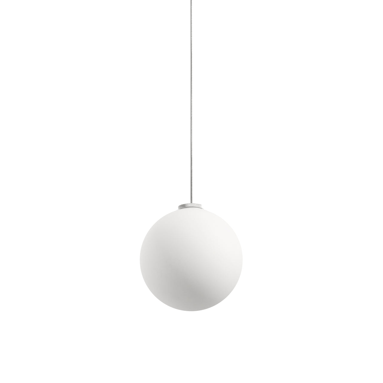 Glass 120. 01 Pendant: Brushed Aluminum