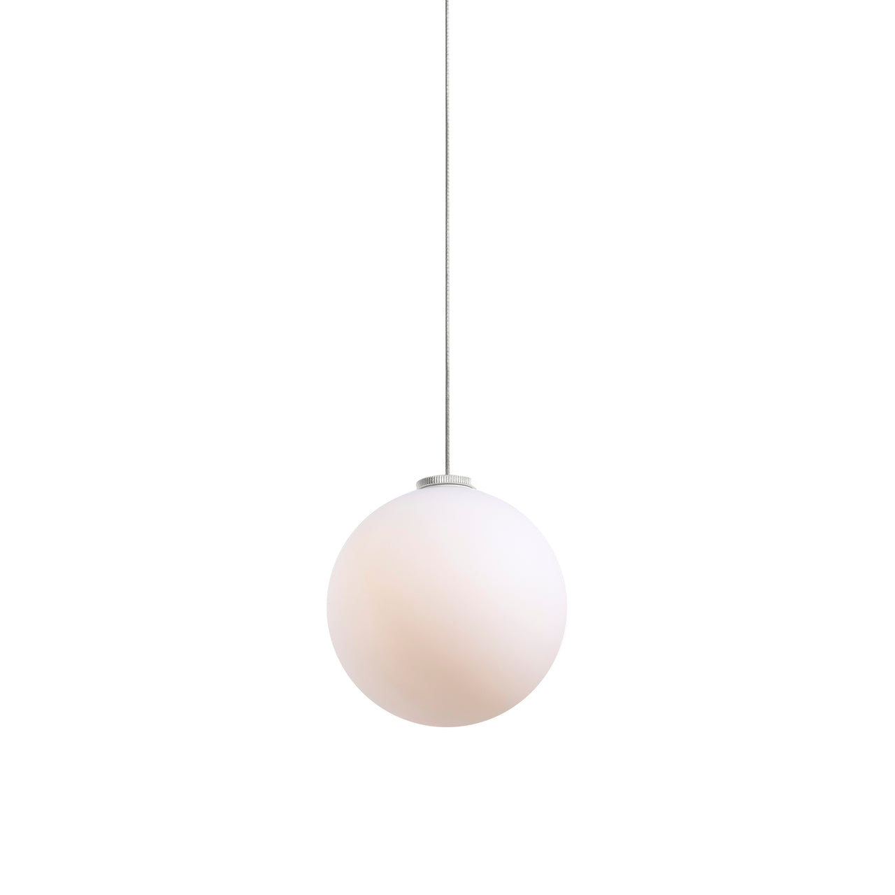 Glass 120. 01 Pendant: Brushed Aluminum