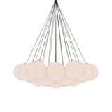 Glass 120. 19R Chandelier: Brushed Brass