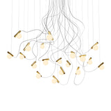Node. 19 Chandelier: Brushed Brass
