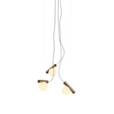 Node. 03 Chandelier: Brushed Antique Brass