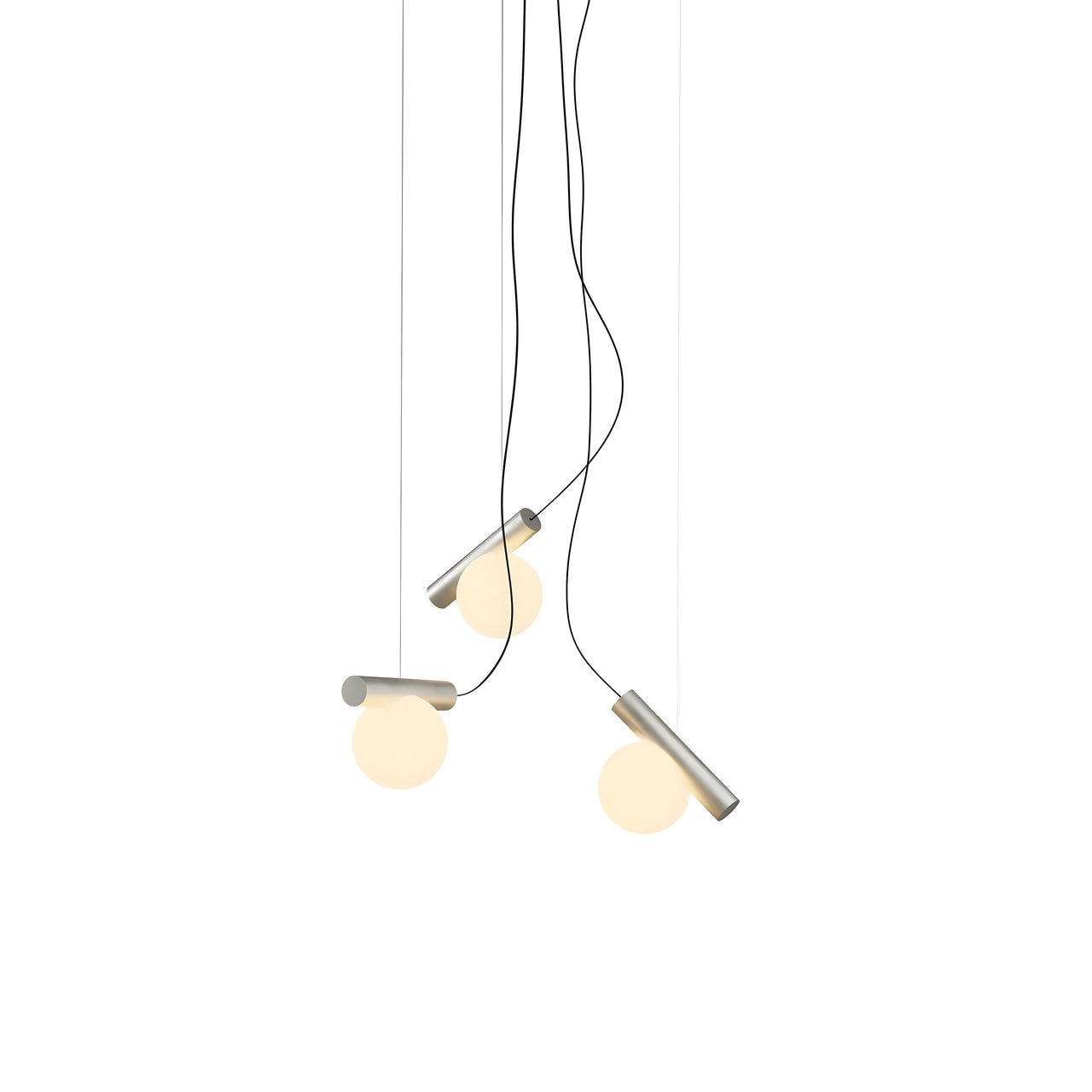 Node. 03 Chandelier: Brushed Nickel