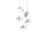 Ohm. 05 Chandelier: Polished Chrome
